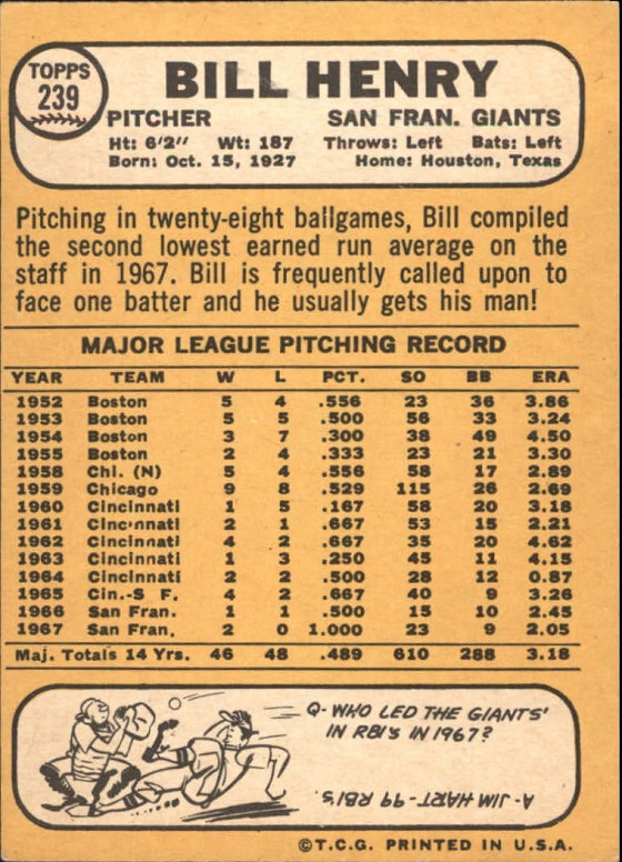 2019-03-14 BillHenryBaseballCard