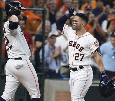 2019-10-04 JoseAltuveJoshReddick