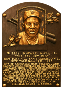Willie Mays Hall of Fame