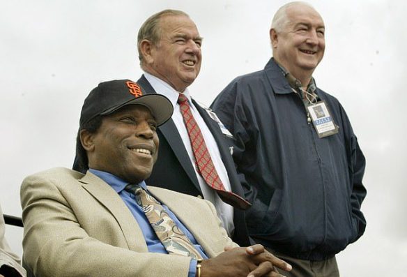 Willie McCovey, Hobie Landrith, Tom Haller