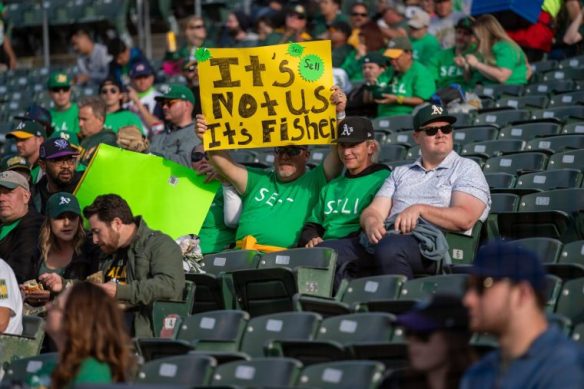 Oakland Athletics fans